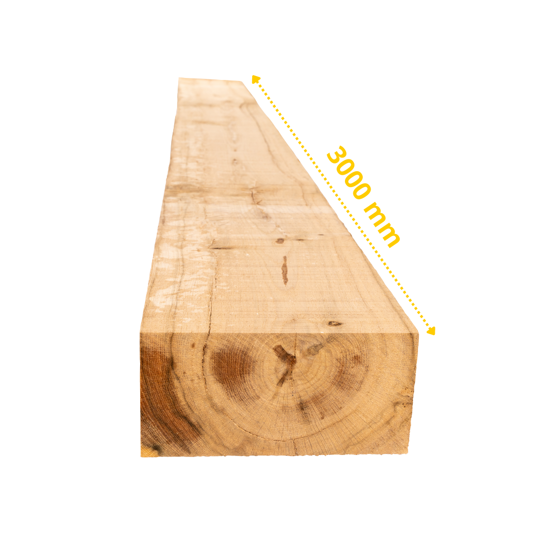Oak Sleepers 3000 x 200 x 100mm - Image 2