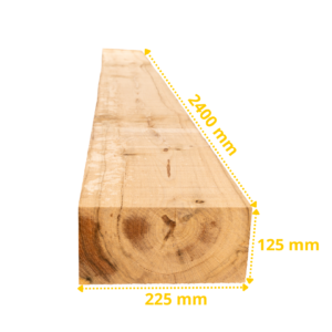 Oak Sleepers 2400 x 225 x 125mm